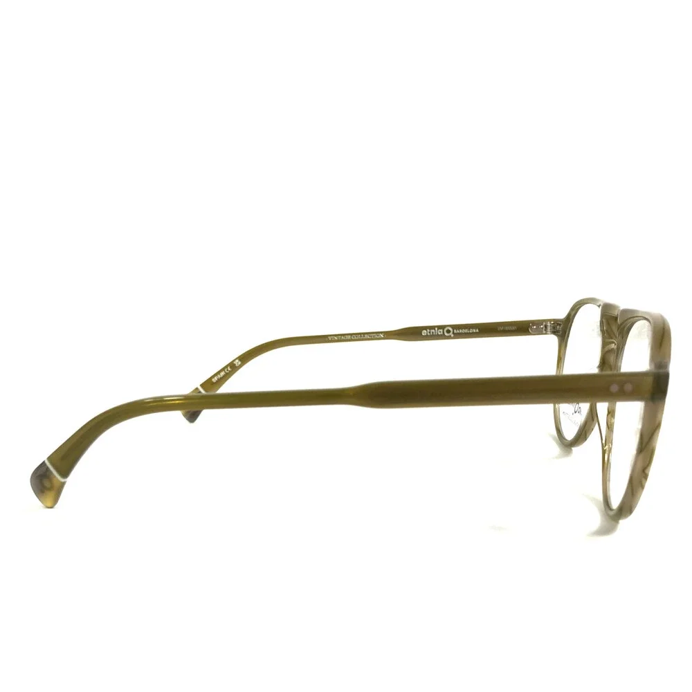 Etnia Barcelona Eyeglasses Frames ES MERCADAL GRBR Green Brown Olive 52-17-145